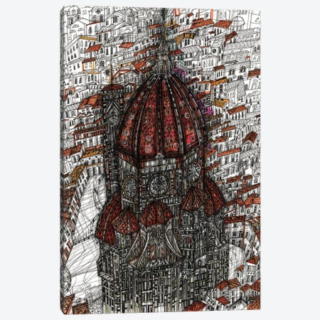 Florence Cathedral Canvas Print #SSR178} by Maria Susarenko Canvas Art