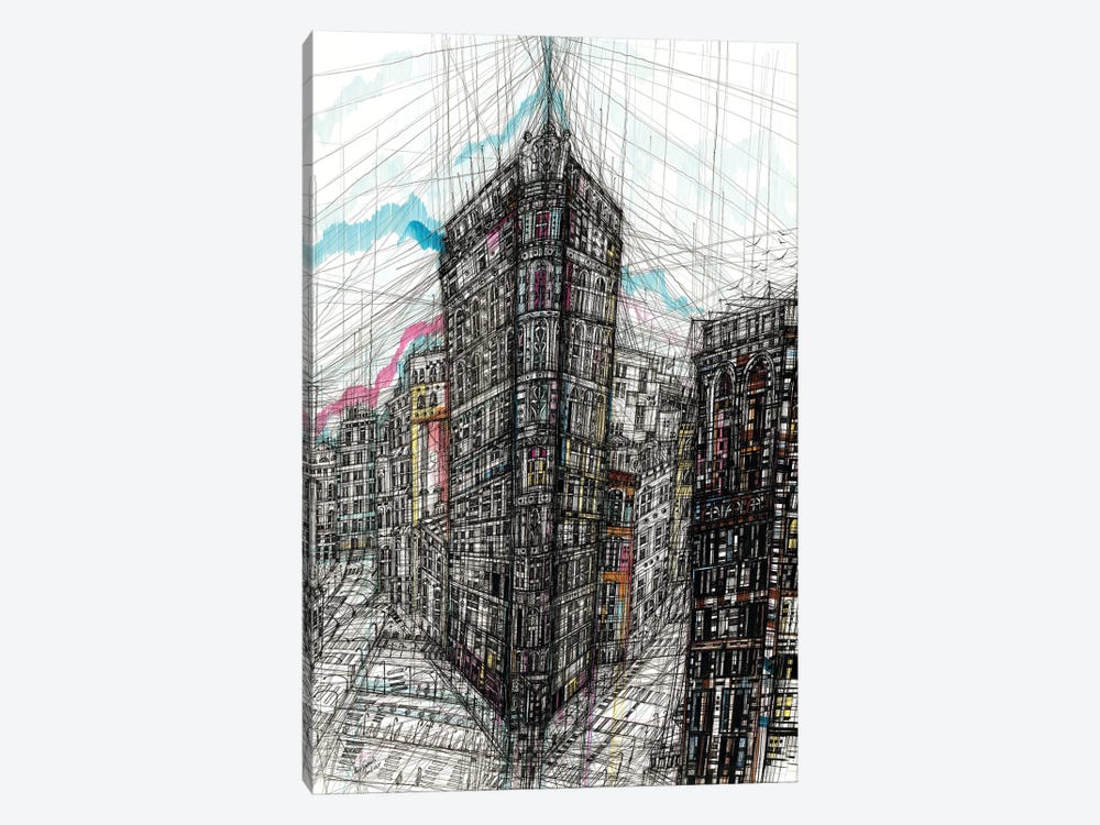 Flatiron Building by Maria Susarenko 1-piece Canvas Print