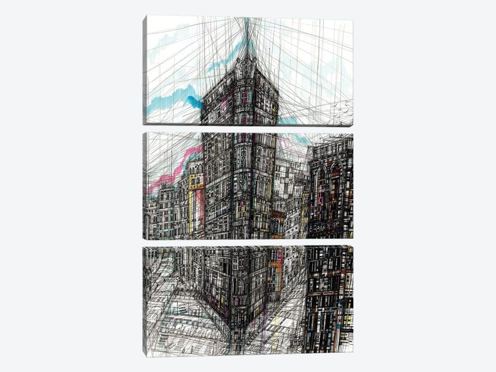 Flatiron Building by Maria Susarenko 3-piece Art Print