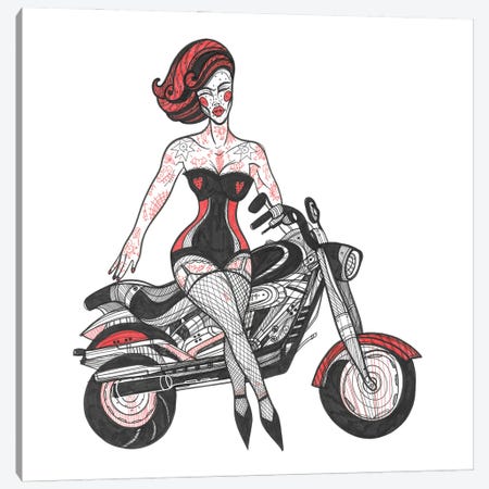 Lets Ride Canvas Print #SSR196} by Maria Susarenko Canvas Print