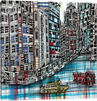 Chicago Canvas Art Print - Maria Susarenko