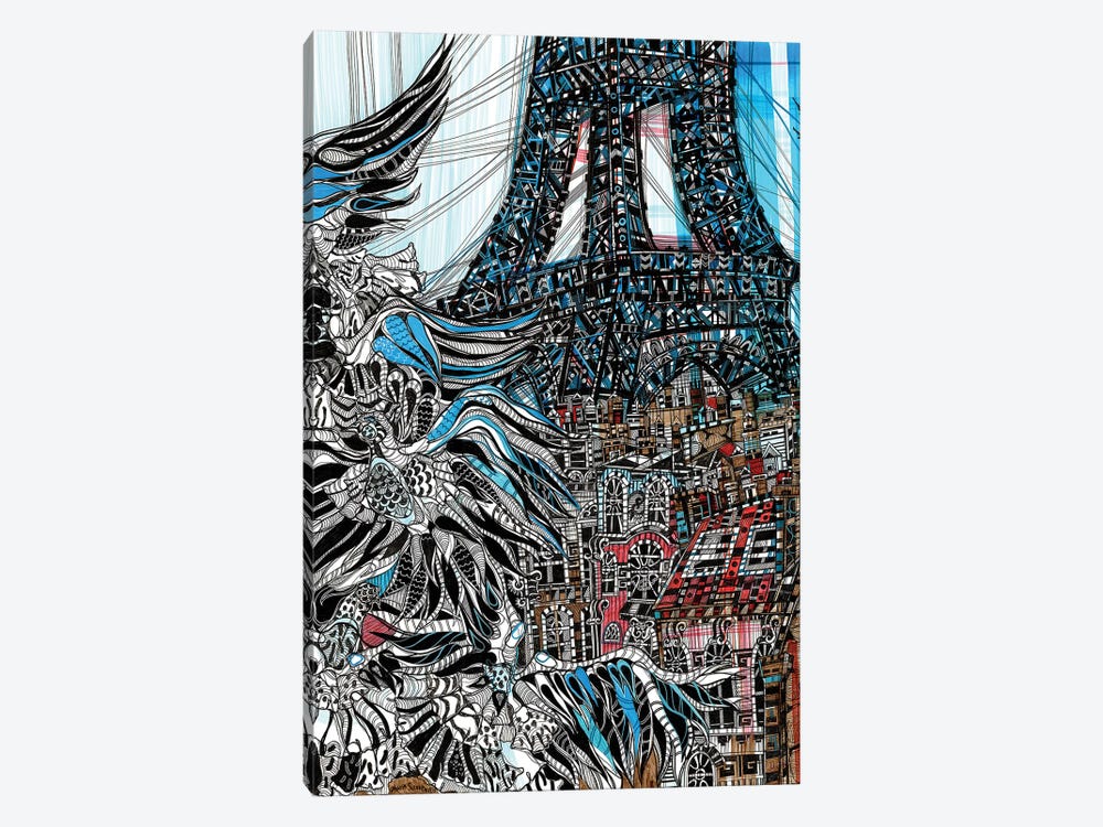 From Paris With Love  by Maria Susarenko 1-piece Canvas Art Print