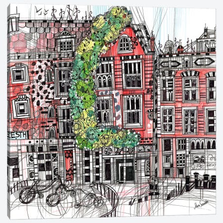 Amsterdam I Canvas Print #SSR3} by Maria Susarenko Canvas Artwork