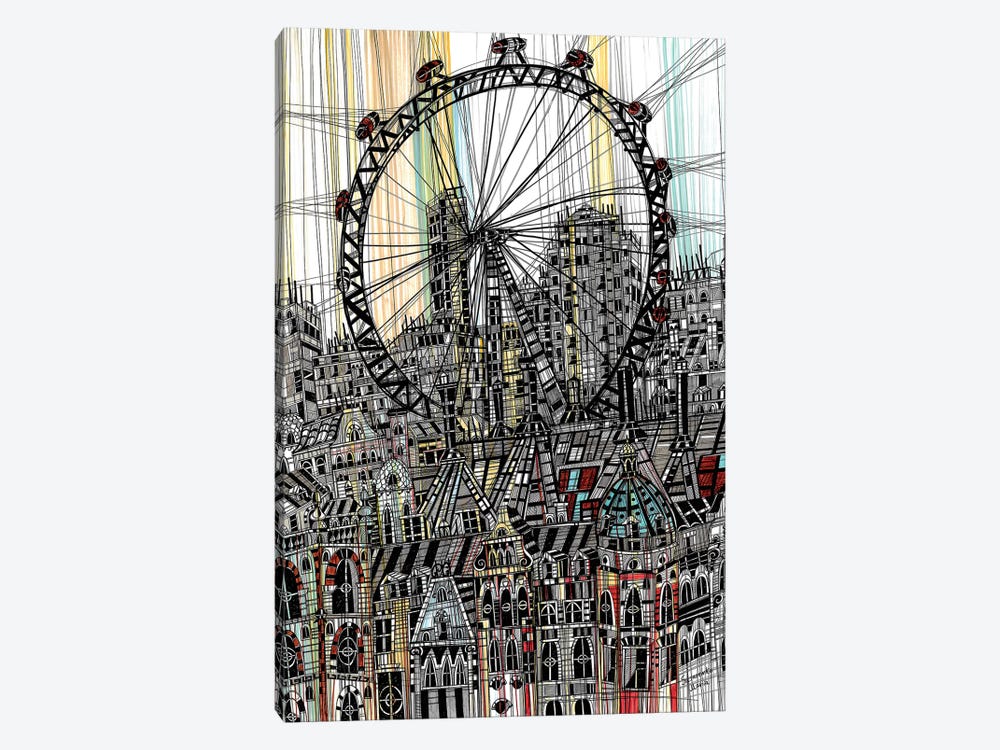 London Eye II by Maria Susarenko 1-piece Canvas Art Print