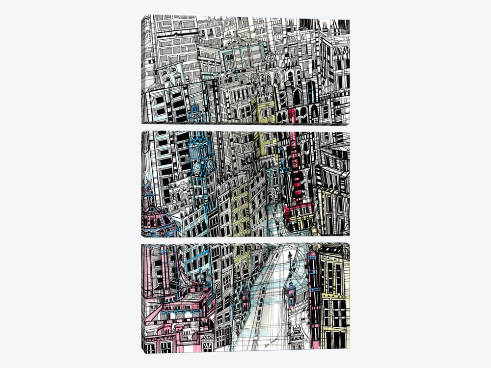 Urban New York 3-piece Art Print