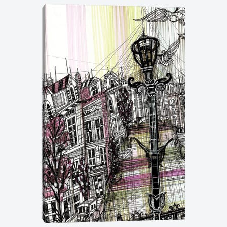 Amsterdam Umbrella Canvas Print #SSR9} by Maria Susarenko Canvas Art