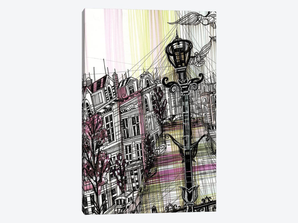 Amsterdam Umbrella by Maria Susarenko 1-piece Canvas Print
