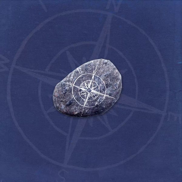 Kids Nautical Art: Charting The Course by 5by5collective