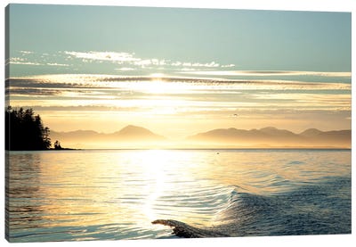 Seascape Sunset, Alaska, USA Canvas Art Print