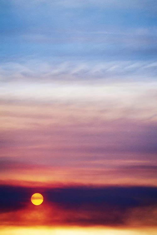 Colorful Cloudy Sunset by Scott T. Smith wall art
