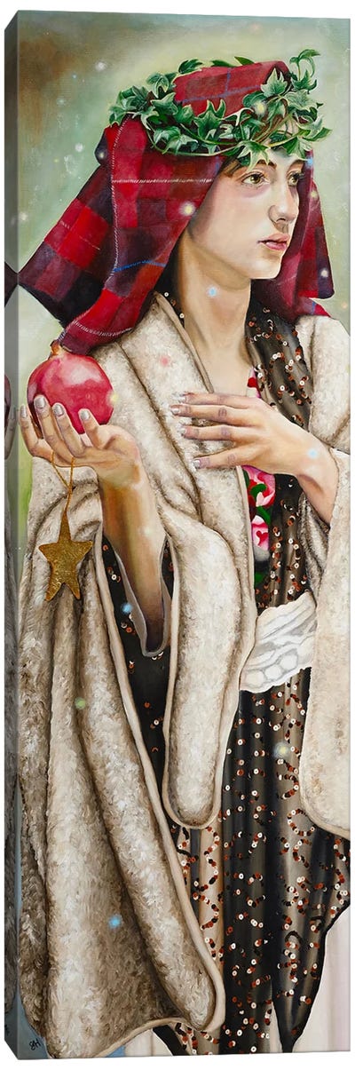 Pomegranate Canvas Art Print - Holiday Eats & Treats
