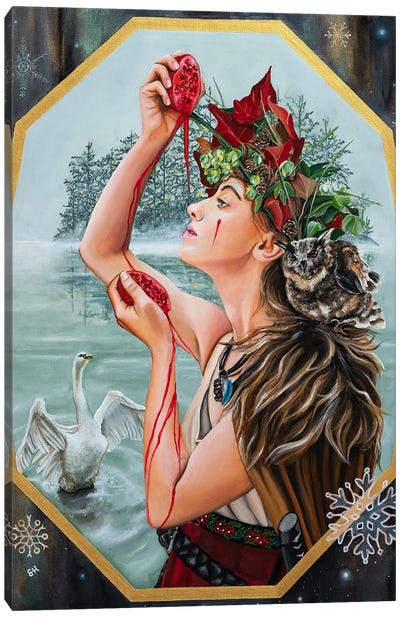 The Quickening Of Our Tribal Blood Canvas Art Print - Swan Art