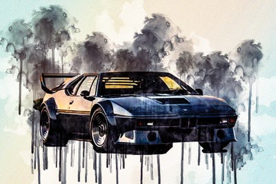 1979 BMW M1 by Sissy Angelastro canvas print