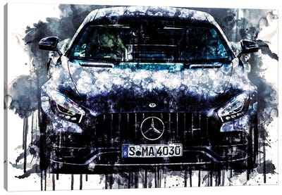 2017 Mercedes AMG GT C Edition L Canvas Art Print - Mercedes-Benz