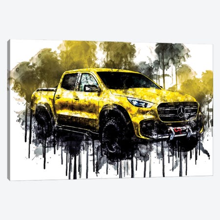 2017 Mercedes Benz Concept X Class Adventurer Pickup Canvas Print #SSY1026} by Sissy Angelastro Canvas Wall Art