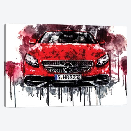 2017 Mercedes Maybach S650 Cabriolet Canvas Print #SSY1028} by Sissy Angelastro Art Print