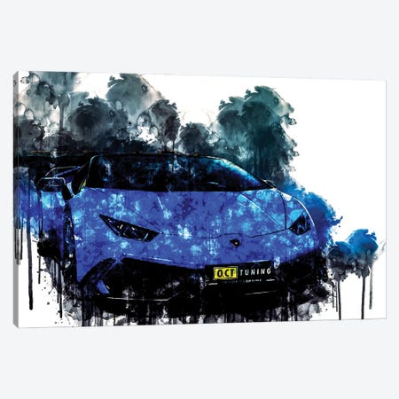 2017 OCT Tuning Lamborghini Huracan Canvas Print #SSY1033} by Sissy Angelastro Canvas Art