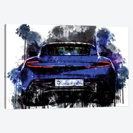 2017 Q Aston Martin DB11 Canvas Print #SSY1036} by Sissy Angelastro Art Print