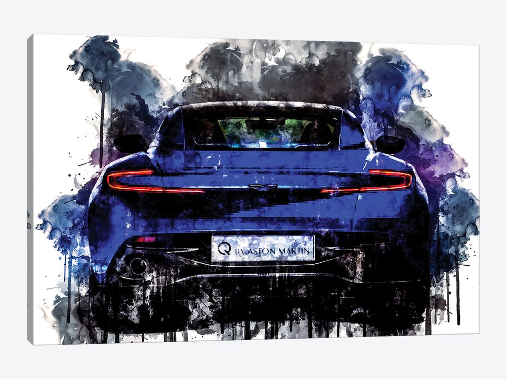 2017 Q Aston Martin DB11 by Sissy Angelastro 1-piece Canvas Art Print