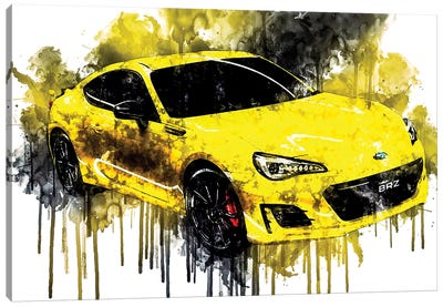 2017 Subaru BRZ Canvas Art Print