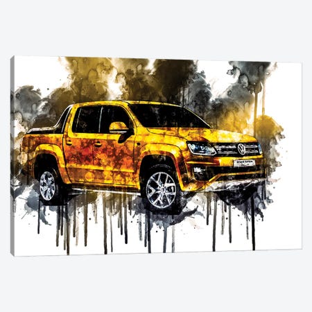 2017 Volkswagen Amarok Aventura Exclusive Concept Canvas Print #SSY1042} by Sissy Angelastro Canvas Print