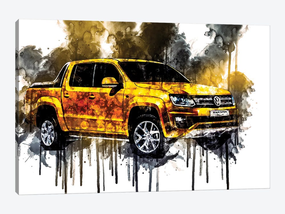 2017 Volkswagen Amarok Aventura Exclusive Concept by Sissy Angelastro 1-piece Canvas Artwork