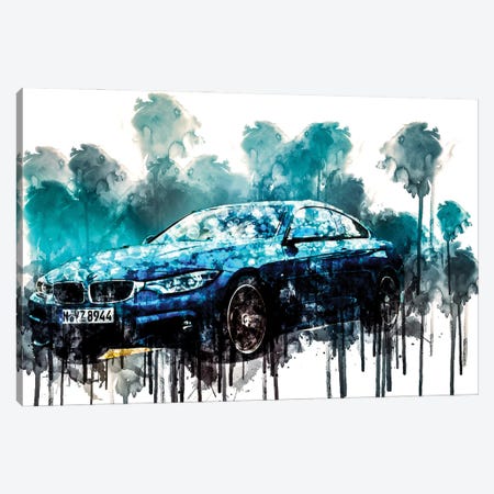 2018 BMW Series M Sport Coupe Canvas Print #SSY1053} by Sissy Angelastro Canvas Art