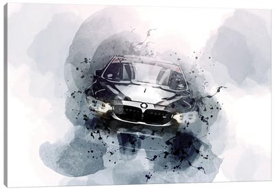 BMW M4 F82 Exterior Black M4 Tuning M4 F82 German Cars BMW Canvas Art Print - Sissy Angelastro