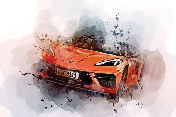 Chevrolet: Chevrolet Corvette Stingray Convertible Road 2022 by Sissy Angelastro