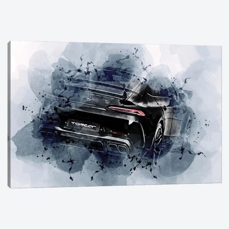 Mercedes-Benz Amg Gt VI3S Exterior Topcar Tuning Gt VI3 S Black Carbon Fiber Canvas Print #SSY1091} by Sissy Angelastro Canvas Artwork