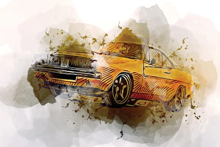 1969 Dodge Charger Captiv Abstract Cars Car Drawings Dodge