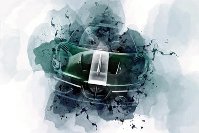 2021 Touring Arese Rh95 Exterior Green Supercar by Sissy Angelastro canvas print