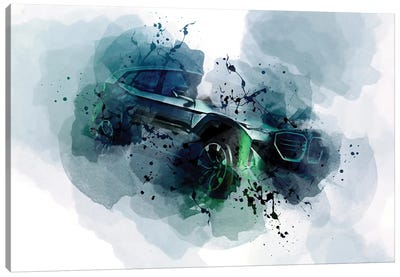 2021 BMW Xm Concept Exterior Electric Cars Canvas Art Print - Sissy Angelastro