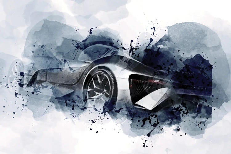 2021 Lexus Bev Sport Concept Exterior Silver Coupe by Sissy Angelastro wall art
