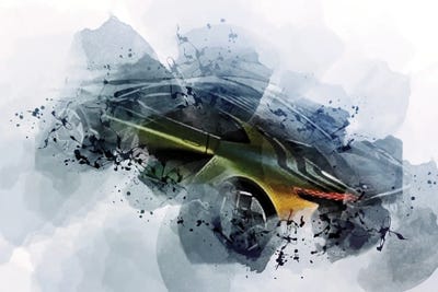 2022 Ds E-Tense Performance Concept Exterior by Sissy Angelastro art print