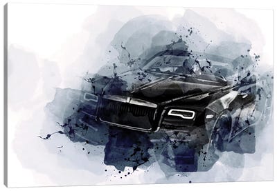 2022 Spofec Overdose Rolls-Royce Dawn Black Badge Canvas Art Print - Sissy Angelastro