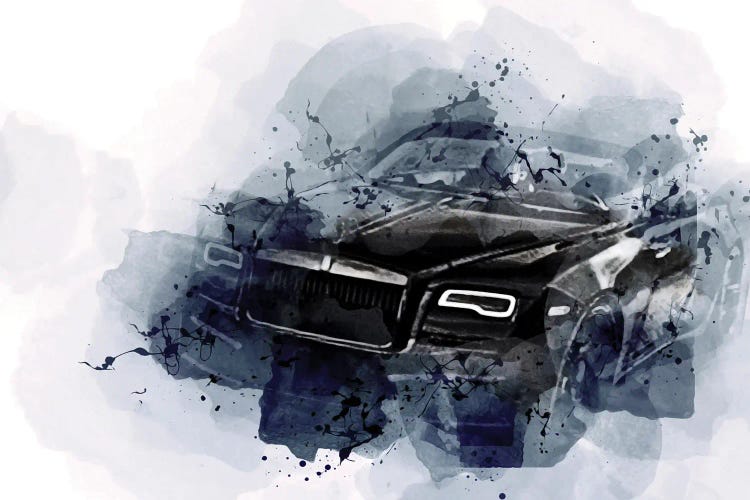 2022 Spofec Overdose Rolls-Royce Dawn Black Badge by Sissy Angelastro wall art