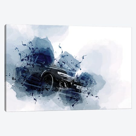 Abt Audi Q5 Sportback Exterior Black Canvas Print #SSY1127} by Sissy Angelastro Art Print