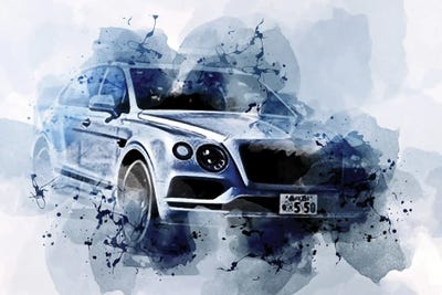 Bentley Bentayga V8 2020 Cars Jp-Spec Suvs by Sissy Angelastro framed wall art