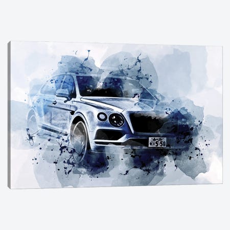 Bentley Bentayga V8 2020 Cars Jp-Spec Suvs Canvas Print #SSY1128} by Sissy Angelastro Canvas Wall Art