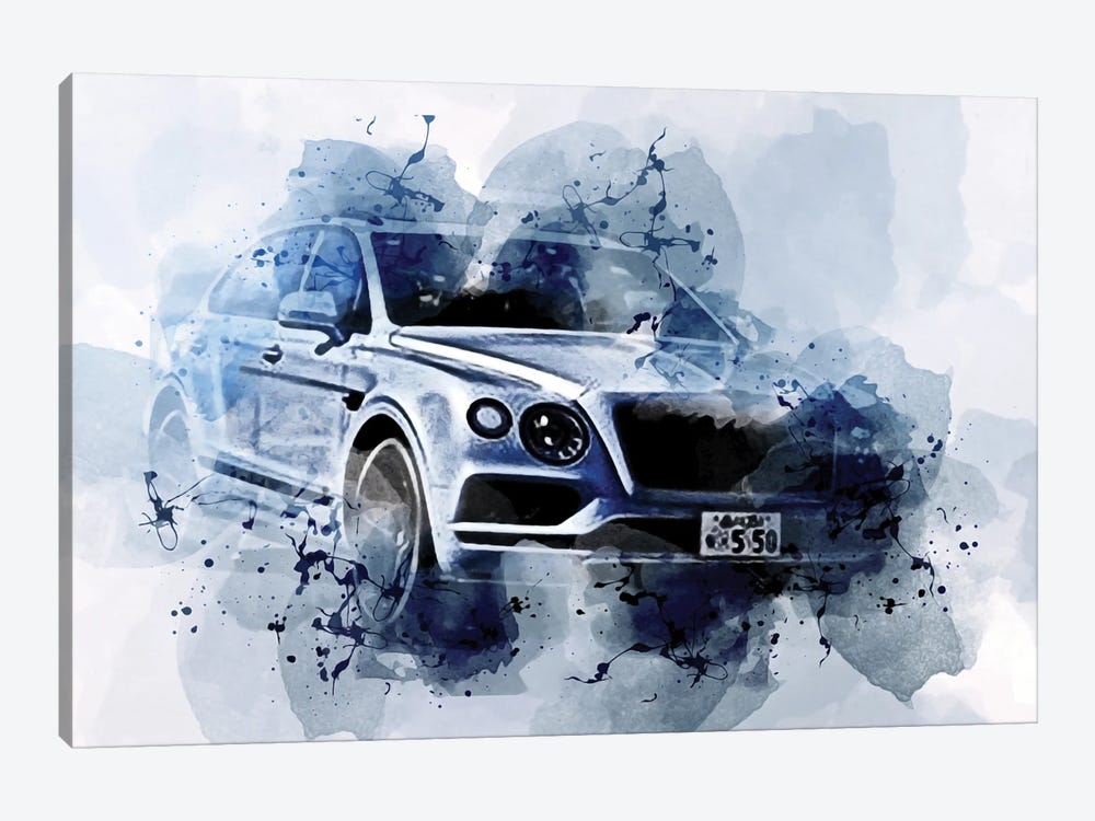 Bentley Bentayga V8 2020 Cars Jp-Spec Suvs by Sissy Angelastro 1-piece Canvas Print