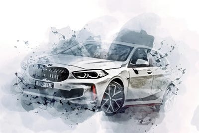 BMW 128Ti Offroad 2022 Cars Au-Spec BMW F40 by Sissy Angelastro framed wall art