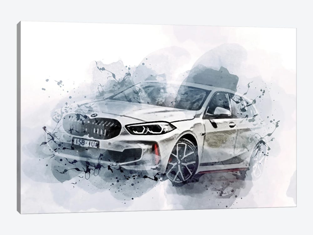BMW 128Ti Offroad 2022 Cars Au-Spec BMW F40 by Sissy Angelastro 1-piece Canvas Wall Art