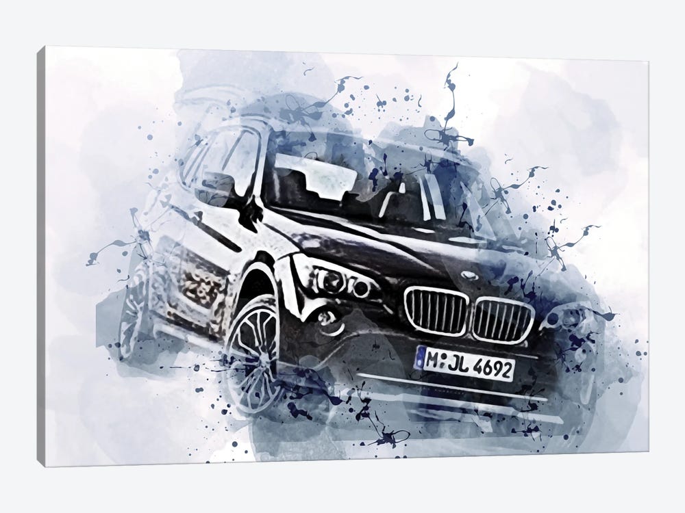 BMW X1 Xdrive28I Offroad 2010 Cars E84 Crossovers by Sissy Angelastro 1-piece Canvas Wall Art