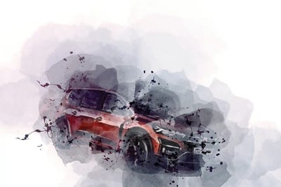 Dacia Jogger Extreme Crossovers 2022 by Sissy Angelastro framed canvas print