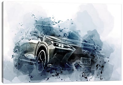Lexus NX 2I50H F Sport Offroad 2022 Cars Jp-Spec Crossovers Canvas Art Print