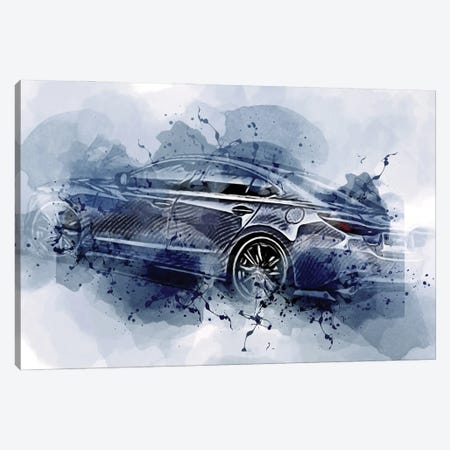 Mazda VI Abstract Cars Canvas Print #SSY1153} by Sissy Angelastro Art Print