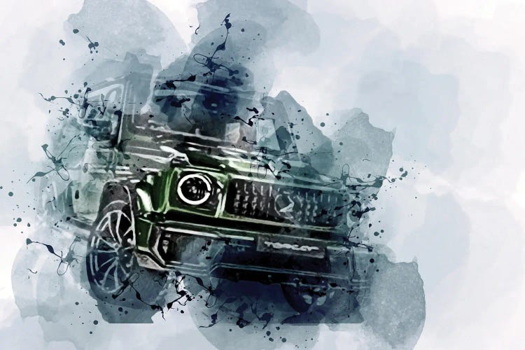 Mercedes-Amg G63 1nferno Topcar Green by Sissy Angelastro wall art