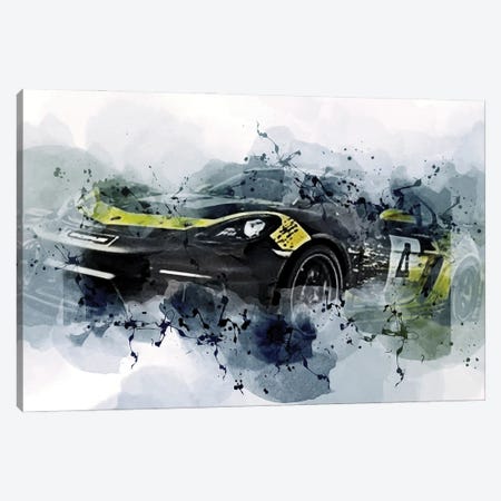 Porsche 718 Cayman Gt4 Clubsport Exterior Canvas Print #SSY1157} by Sissy Angelastro Canvas Wall Art