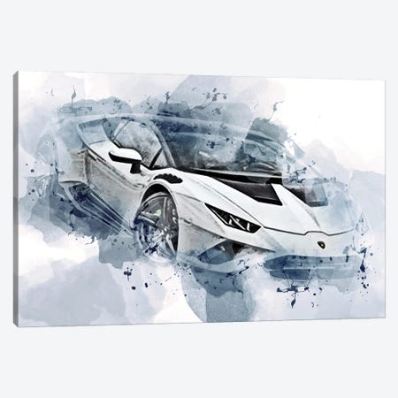 Vorsteiner Lamborghini Huracan Tuning 2021 Canvas Print #SSY1166} by Sissy Angelastro Canvas Art Print